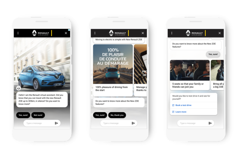 AdLingo Ads Builder turns an ad into a conversation